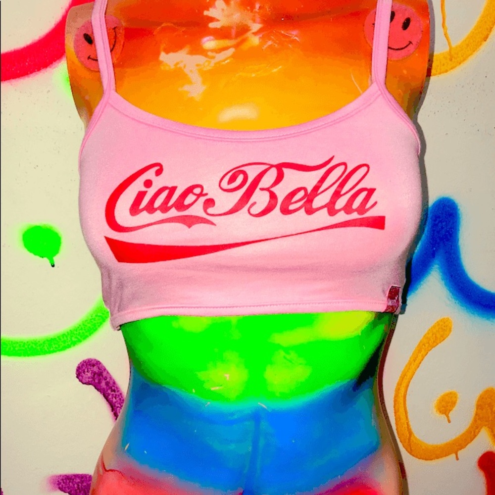 O-Mighty Dolls Kill Ciao Bella Crop Top